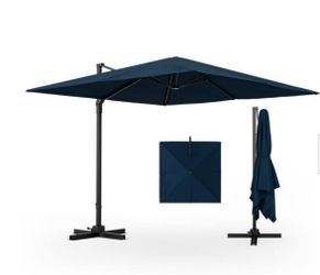 9.5 ft. Metal Cantilever Patio Umbrella