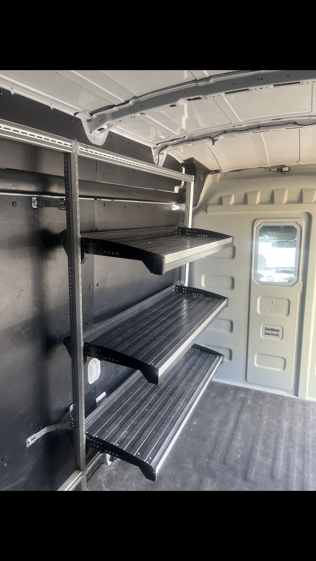 Van Divider And Shelfs