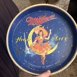 13 Inch Miller Highlife Tin Tray