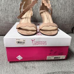 Chinese Laundry Micro Suede Heel With Strap