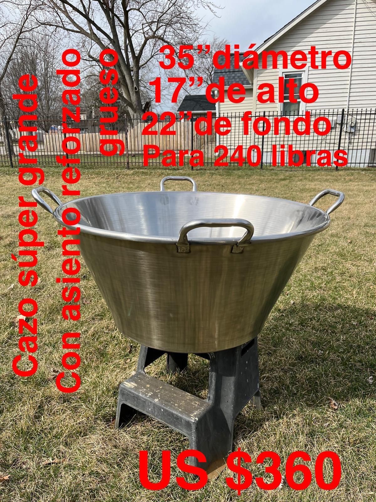 Cazo Súper Grande Con Asiento Reforzado Grueso