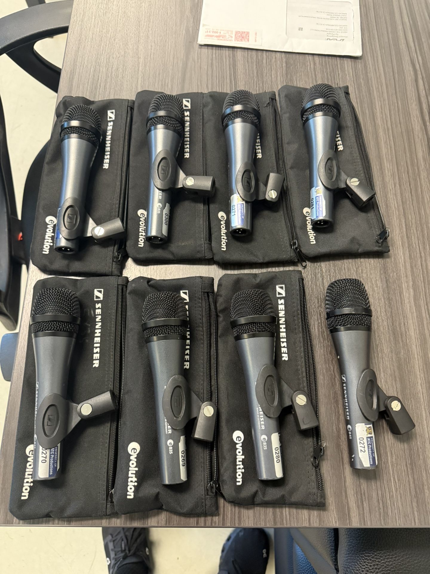 Senheiser 7-835 Mics And 1-845
