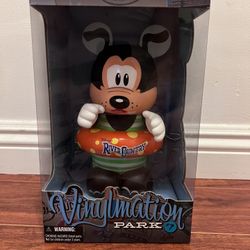 DISNEY 9" VINYLMATION PARK 7 RIVER COUNTRY GOOFY RETIRED NEW IN BOX LE 1500