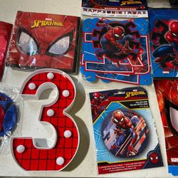 Spider Man Bday Decor