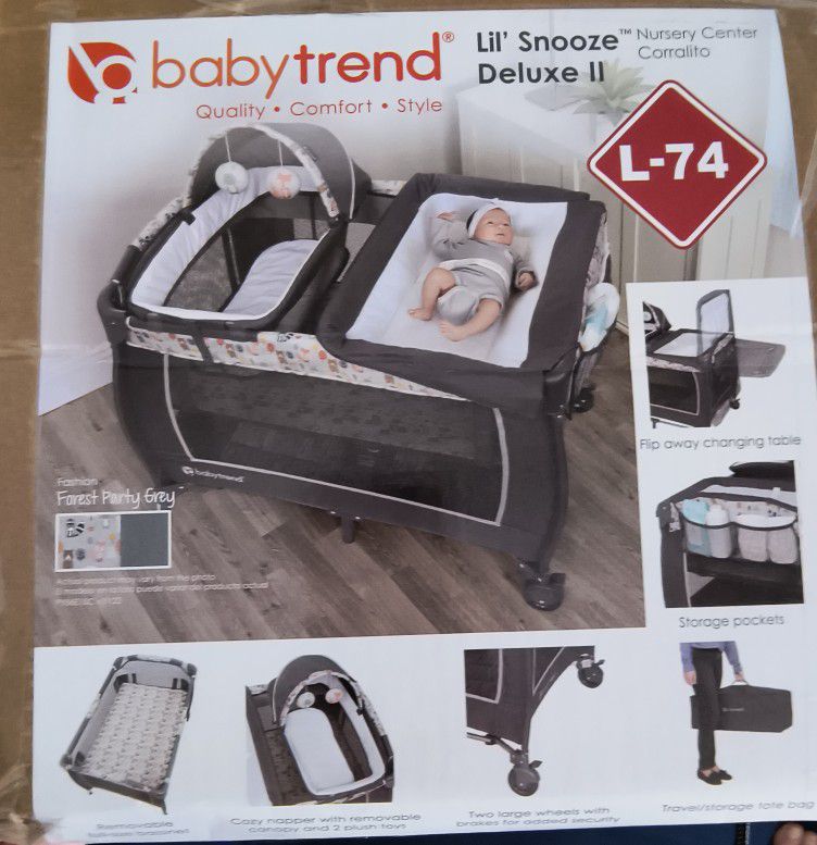 baby trend lil snooze deluxe 2 nursery center