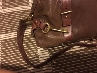 Fossil leather hobo shoulder bag