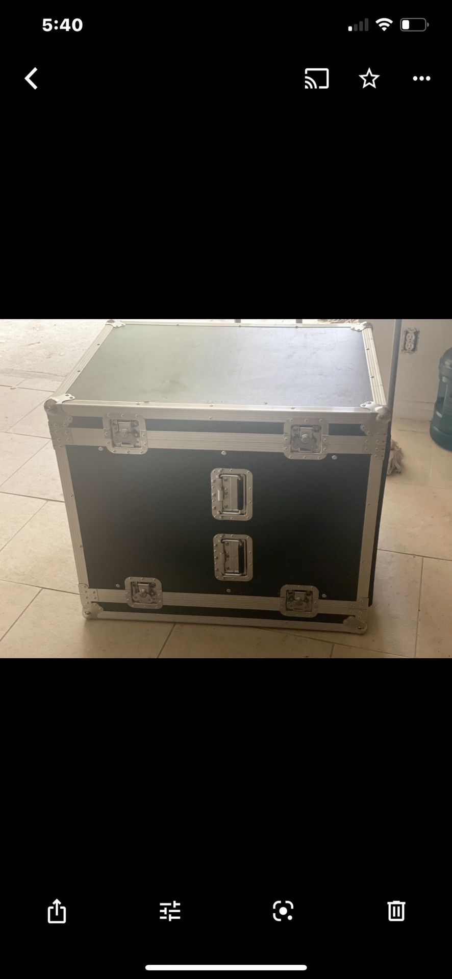 Audio Wood Flight Rack Case New