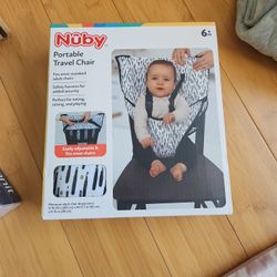 Nuby On The Go Toddler Portable Travel Chair for Babies and Toddlers 
