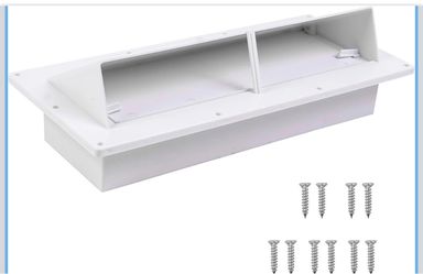 All new 2 pack RV exhaust vent cover white