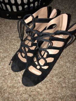 Public desire strappy wedges size 7