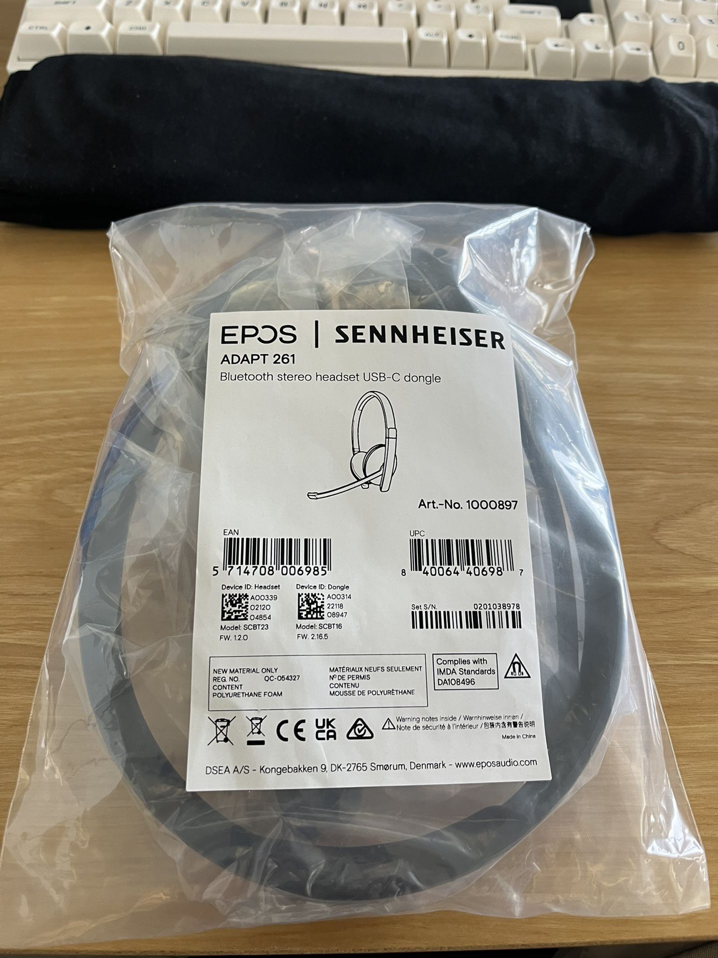 (New) EPOS Sennheiser Adapt 261 Headset