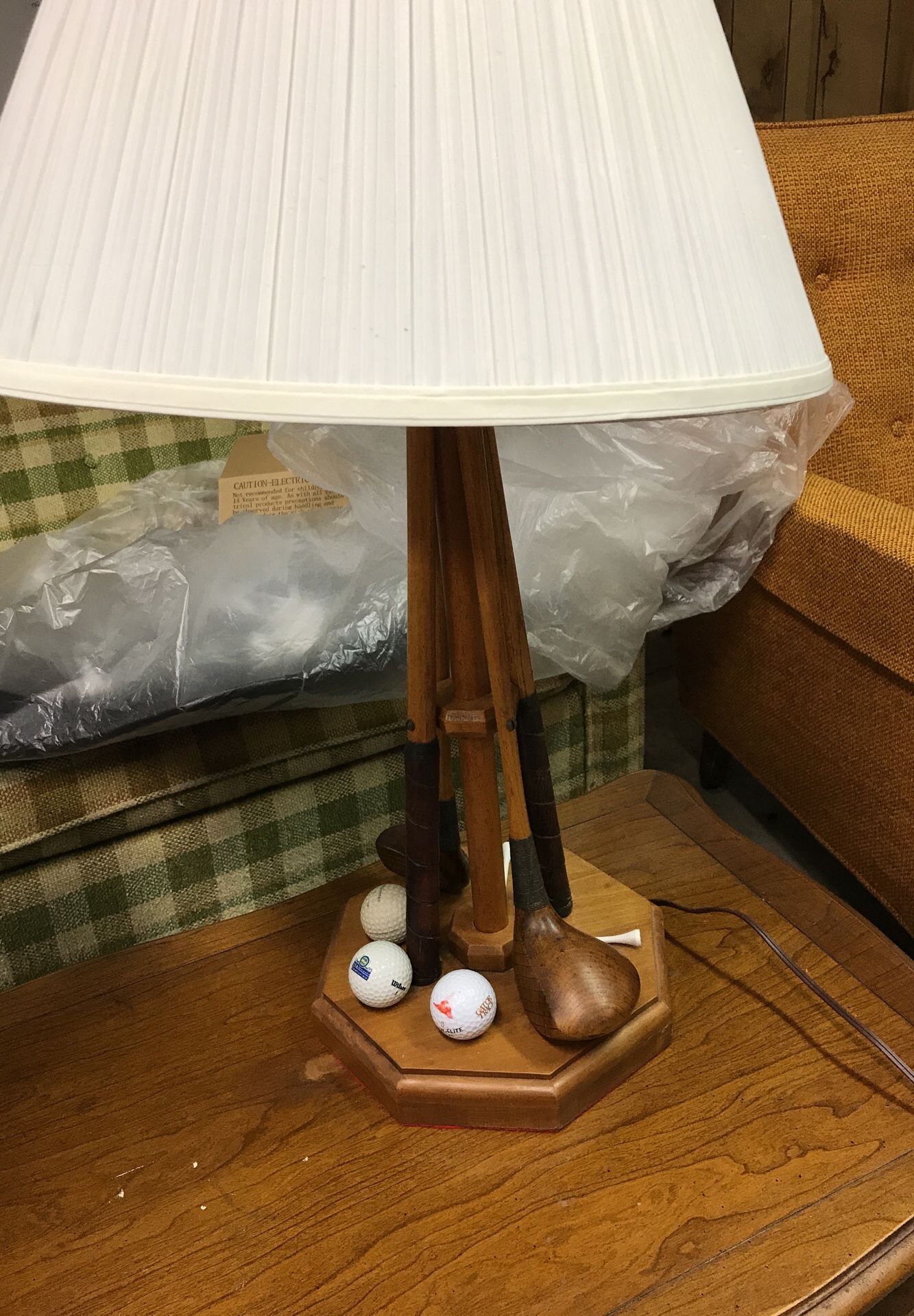 Vintage golf lamps. Set of 2