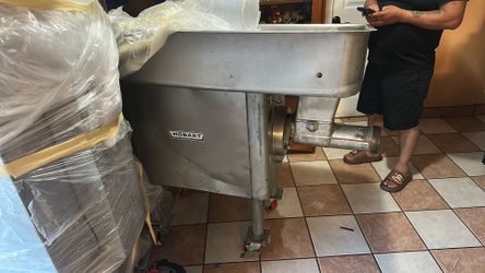Hobart meat grinder