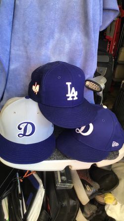 Dodgers fitted caps size 7 1/2