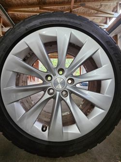 OEM 19" Tesla Model S rims