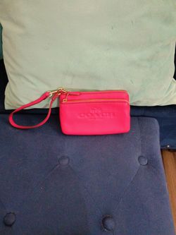 Coach Double Zip Coin Purse