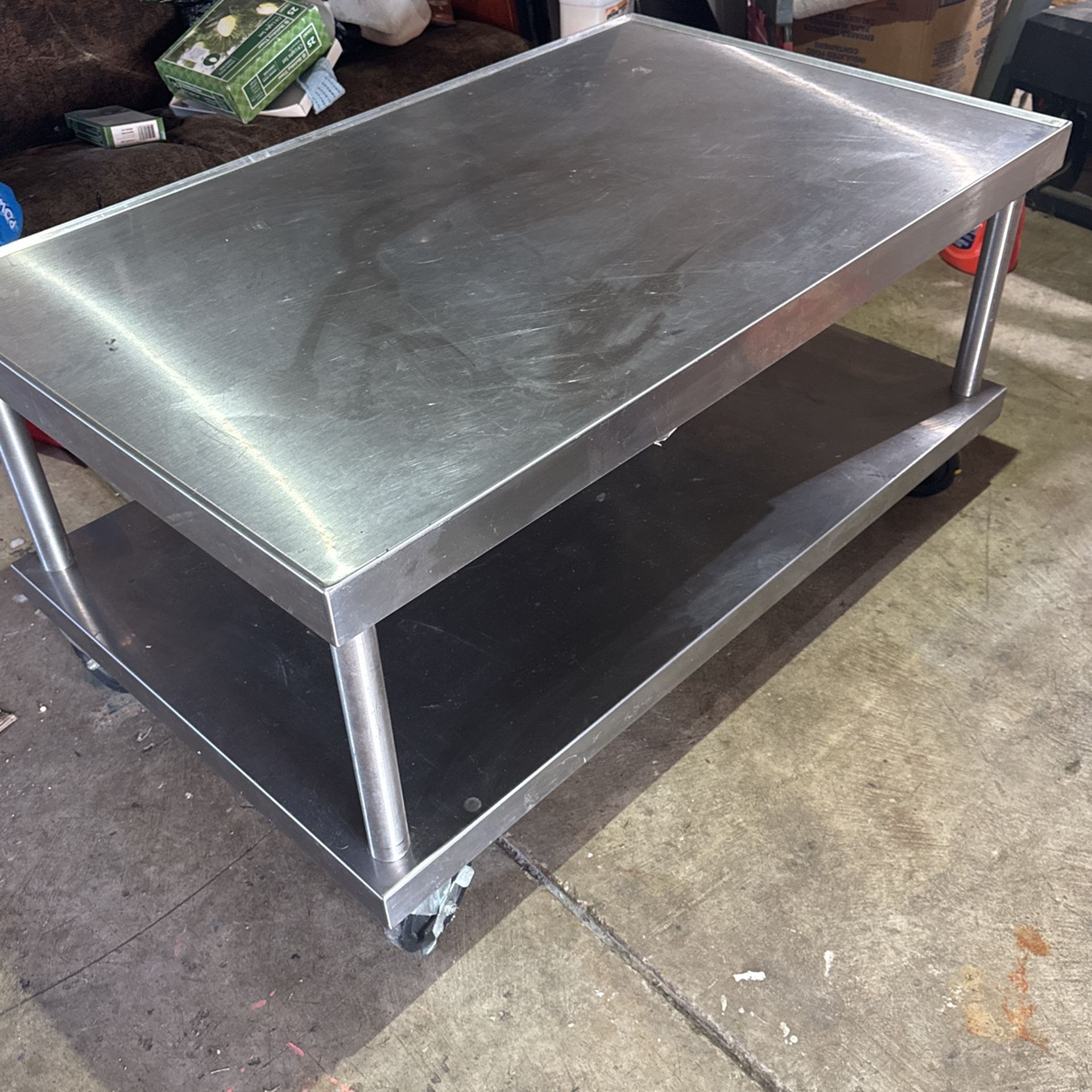 Industrial Metal Table