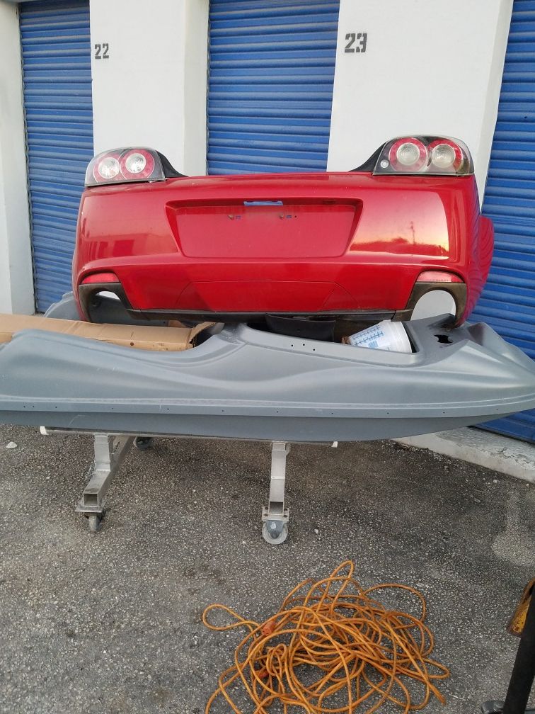 Rx8 r3 rear bumper with tail lights