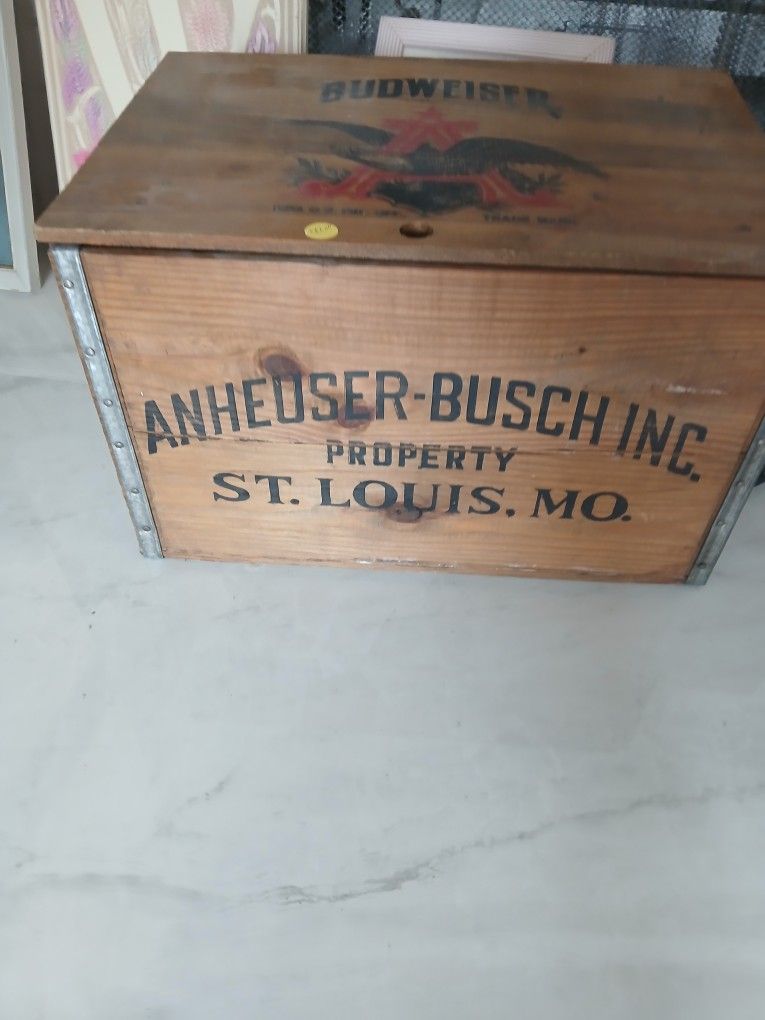 Budweiser Wood Box
