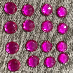 Pink Jewel Buttons/Beads
