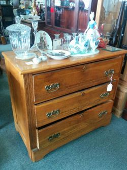 Oak chest drawer 1900's