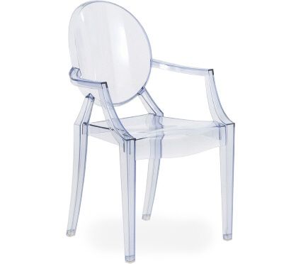 Kartell kids chair (Lou Lou Ghost) crystal