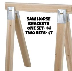 NEW SAW HORSE BRACKETS