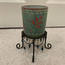 Holiday Christmas Candle Holder 