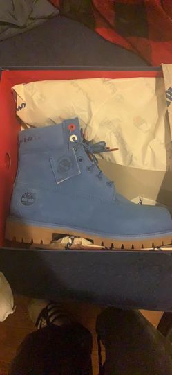 Baby blue cheap champion timberlands