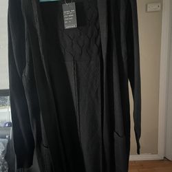 Womens Black Cardigan