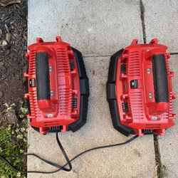 M18 18V Lithium-Ion 6-Port Sequential Battery Charger w/(2) M18 5.0Ah Batteries