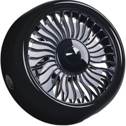Car Mini Fan 12v Electric Portable Cooling Fan Thin Lightweight Outdoor Abs Material In-car