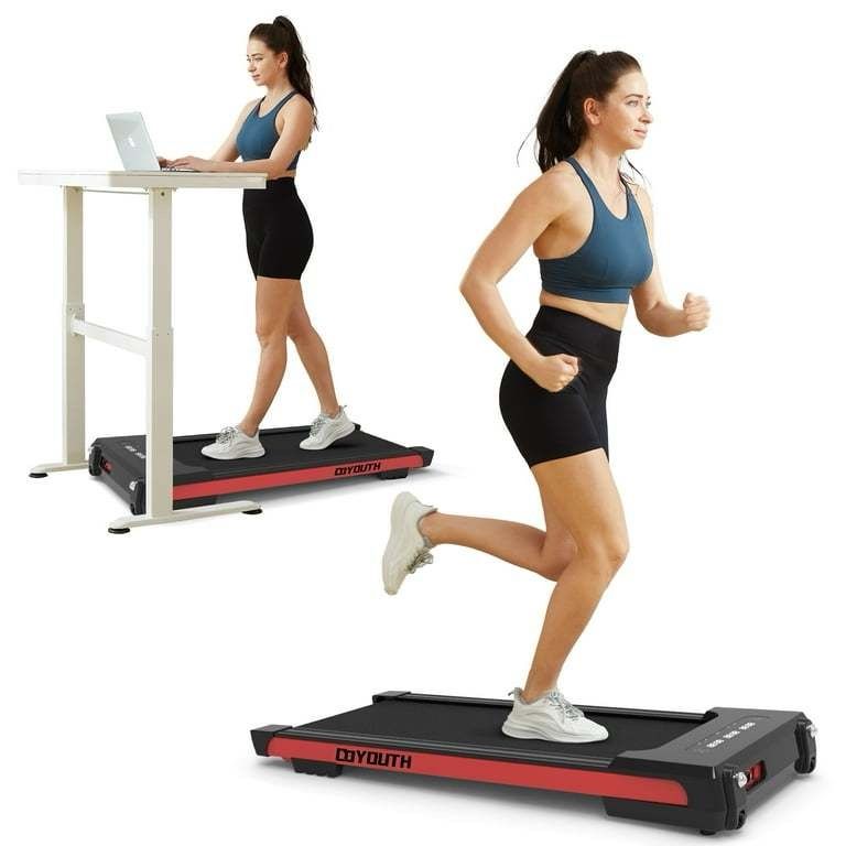 Walking Pad, Under Desk Treadmill for Home&Office, Exercise Treadmill 300 lbs Weight Capacity,Speed Range 0.5-6 kph