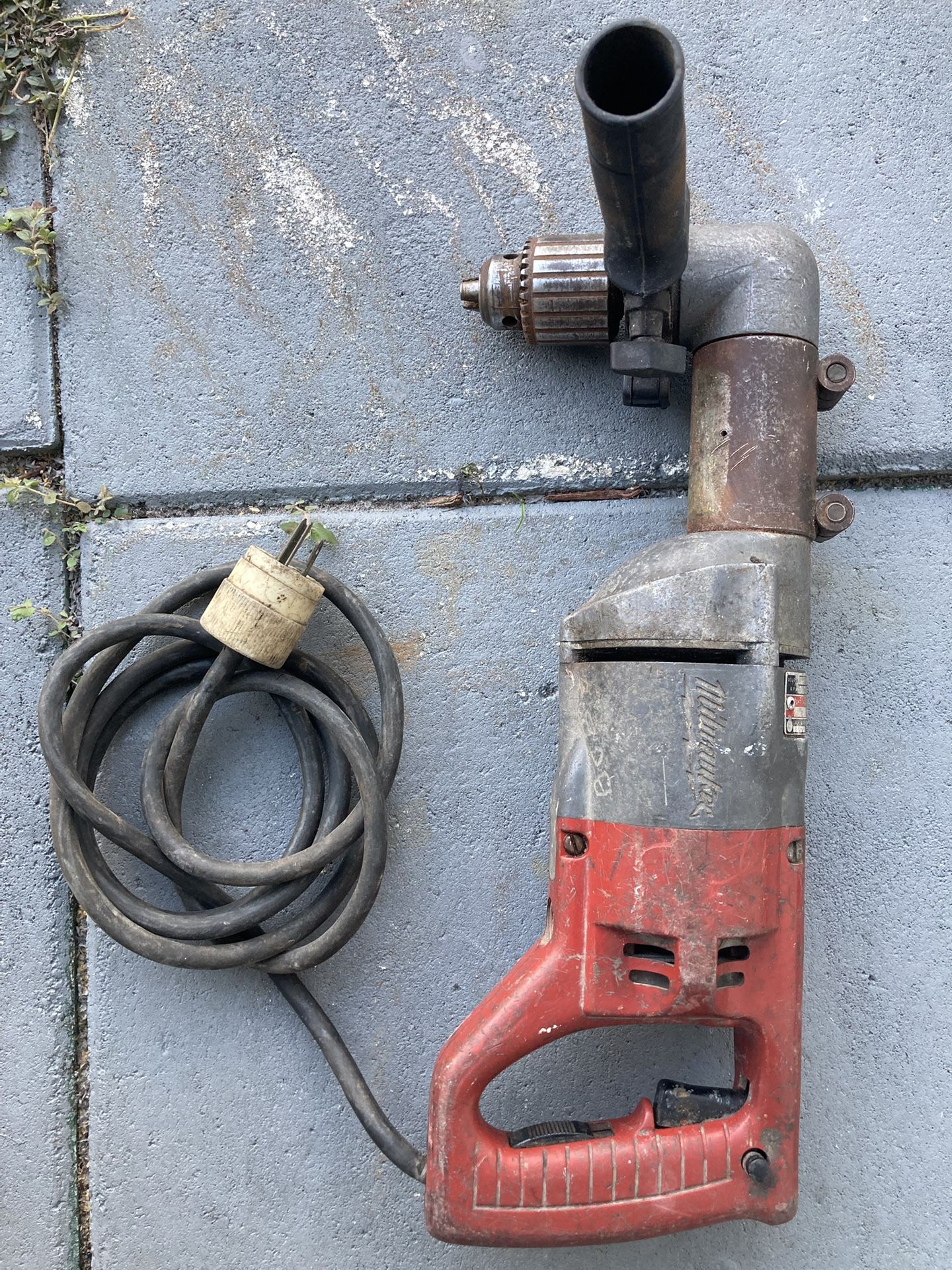 Milwaukee half-inch corded right angle drill