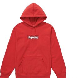 Supreme Bandana Box Logo Hoodie XL Red