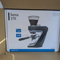 NEW Baratza Sette 270 Conical Burr Espresso Grinder (cash only)