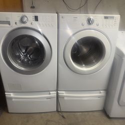 LG Washer and gas dryer working 3 Month Warranty we Deliver