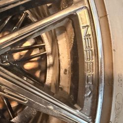 Vossen HF-7 22" Wheels + Tires - Porsche Taycan, Panamera, Audi RS, Mercedes-AMG, Bentley & More.