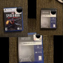 Nba2k22,madden22, Spider Man Miles Morales, All In One Bundle.