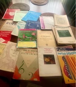 Free piano and guitar music sheets/training materials