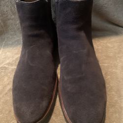 Clarks Brown Suede Chelsea Ankle Boots US 12m