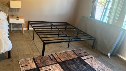 Metal metal  frame bedroom