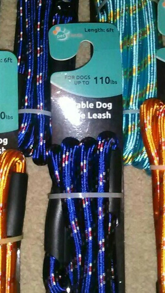 Dog Rope Leashes! Very Durable! Up to 110 lbs. NEW!
