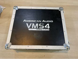 American Audio VMS4 DJ Controller with Heavy-Duty Flight Case