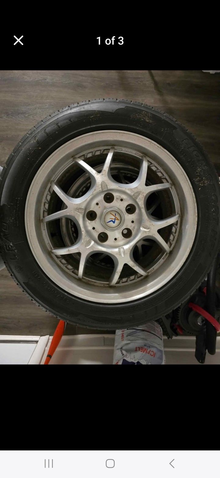 5x112 +40 Offset 18" ARE American Racing Wheel Set
