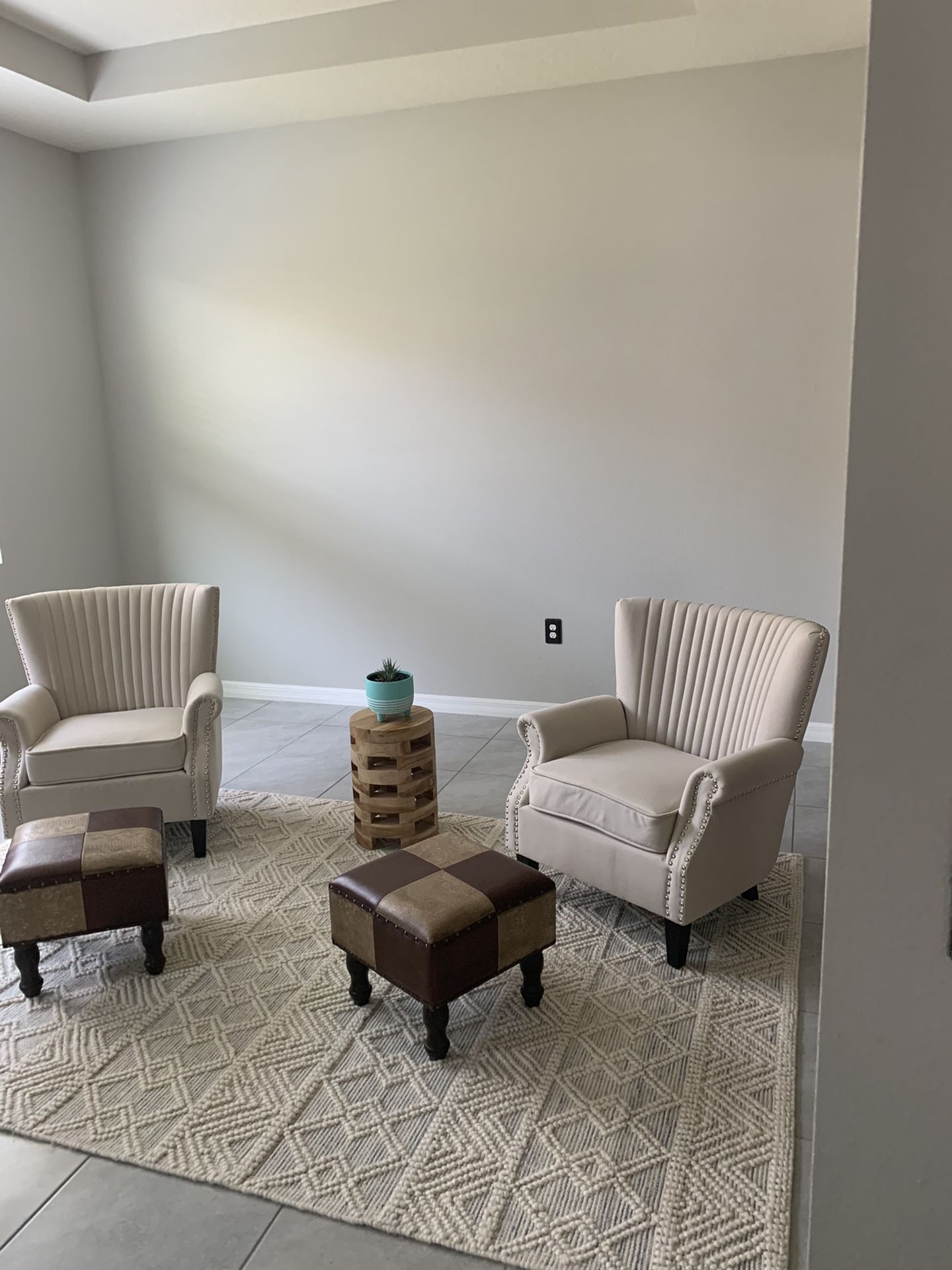  New In Box TWO Wingback Chairs -BOGO