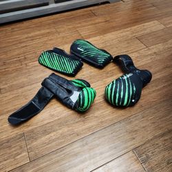 Kickboxing Gloves & Chin Pads