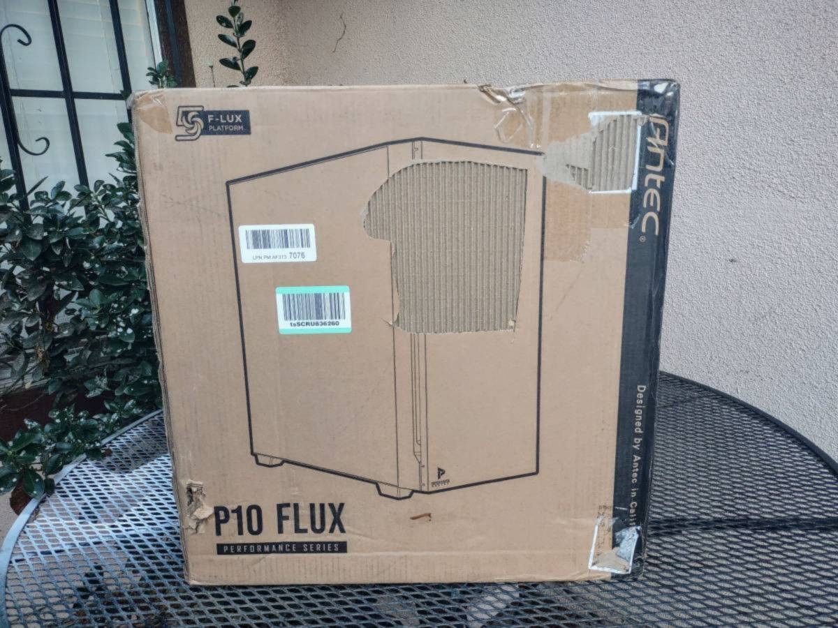 Antec P10 FLUX, F-LUX Platform, 5 x 120mm Fans Included, Reversible & Swing-Open