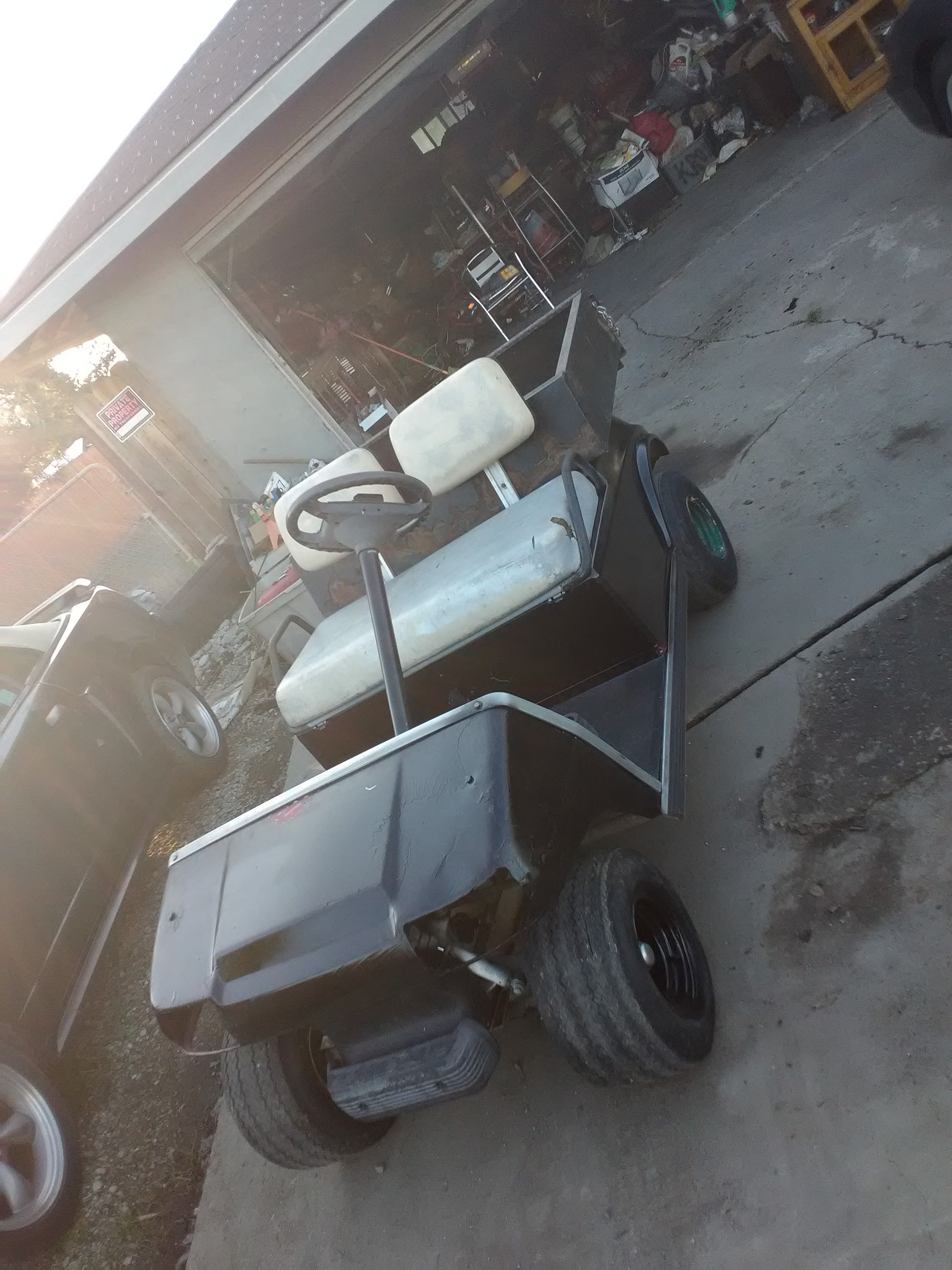 Gas powered golf cart