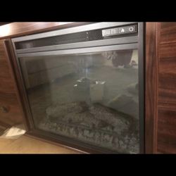 Tv table with heating 